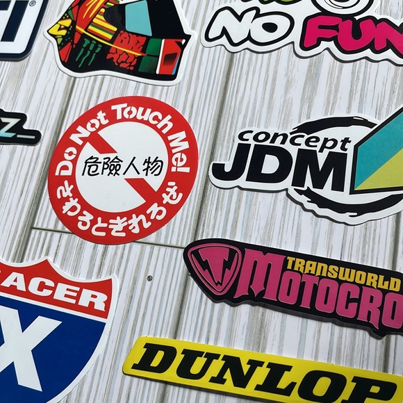 🆕🚗New Racing Mechanic Garage Toolbox Waterproof Stickers 10 Piece - LOT #2 - Picture 4 of 4